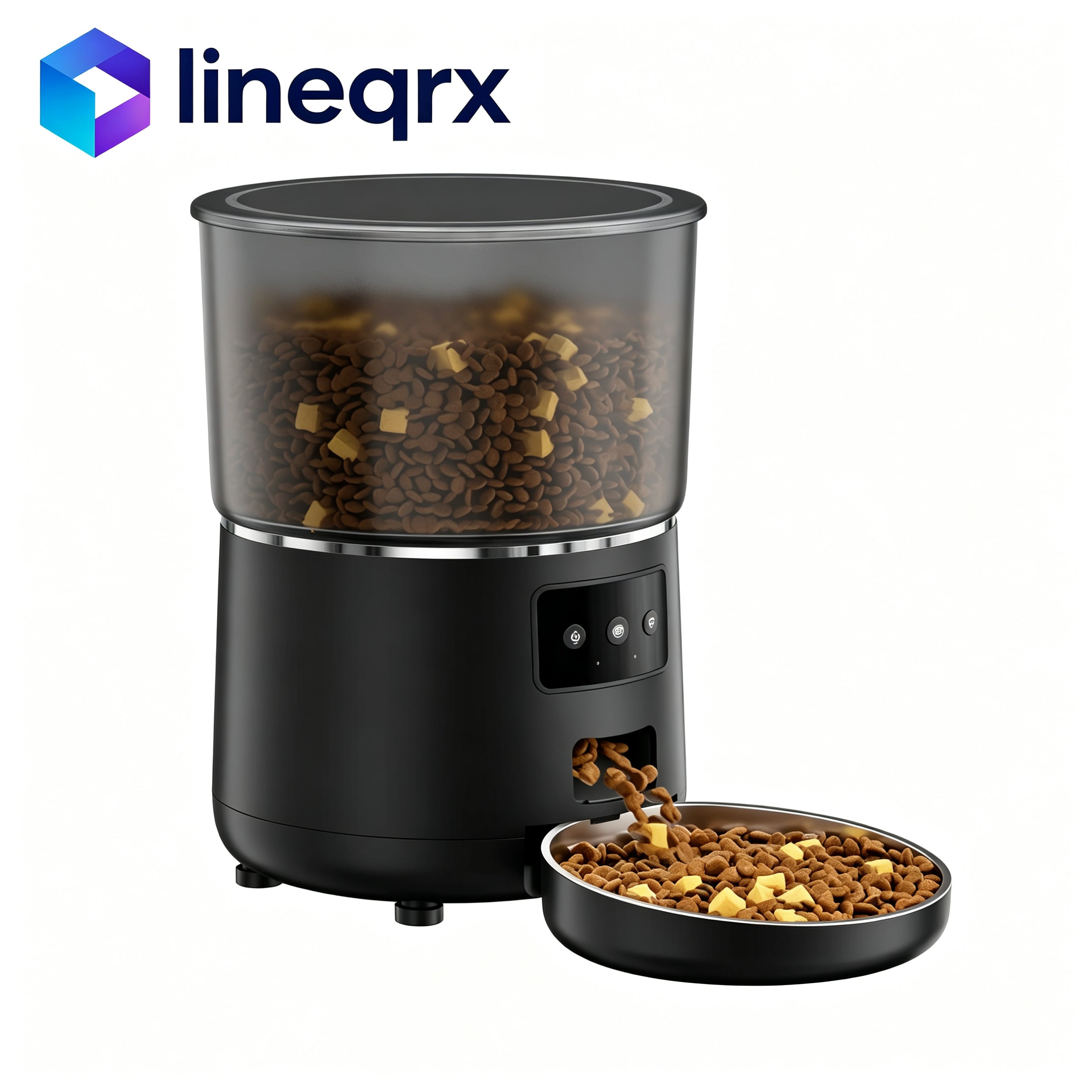 Automatic Pet Feeder Smart Timed Cat Dog Dry Food Dispenser Large Capacity